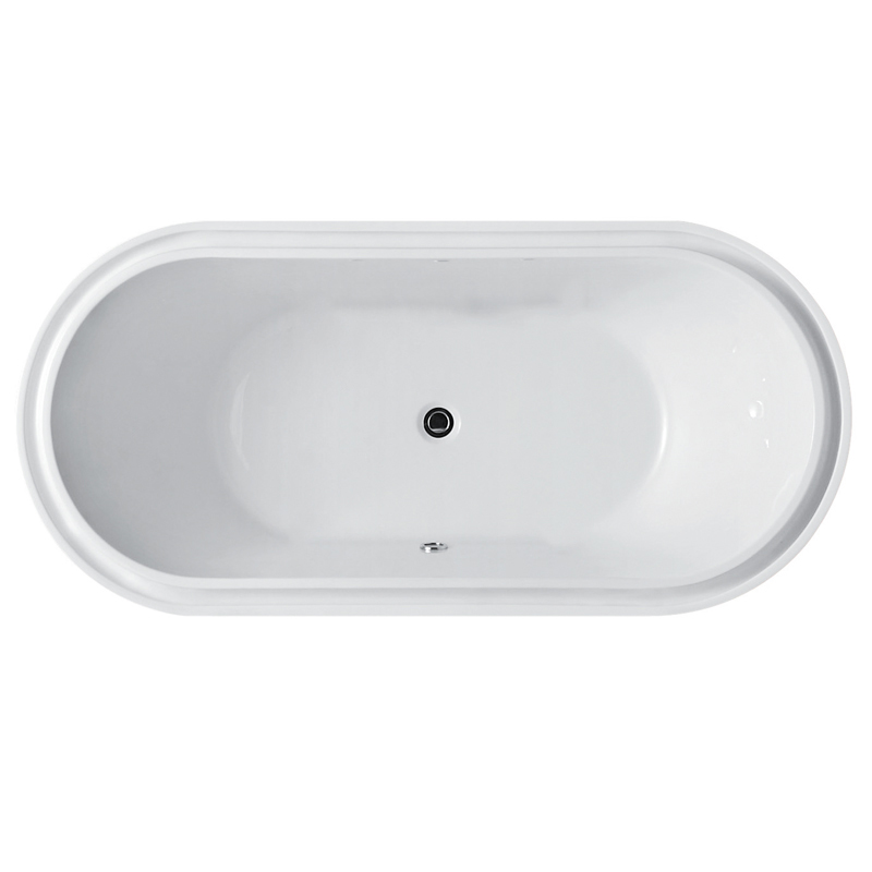 Mullivann Nautic Moderna II Air ülevoolurenniga pealtvaates | Santeco Kotikylpylä Upotettava poreamme Nautic Moderna II Air yläkuva