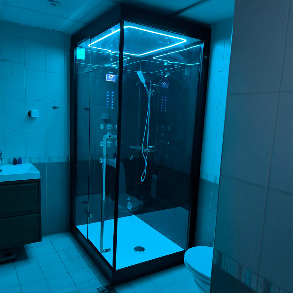 Black Hamam IVblue | Santeco Kotikylpylä höyrysuihkut