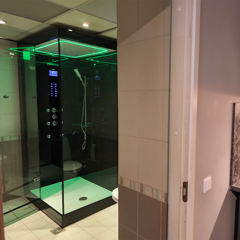 Black Hamam IVgreen LED | Santeco Kotikylpylä Höyrykaappi Black Hamam IV 1