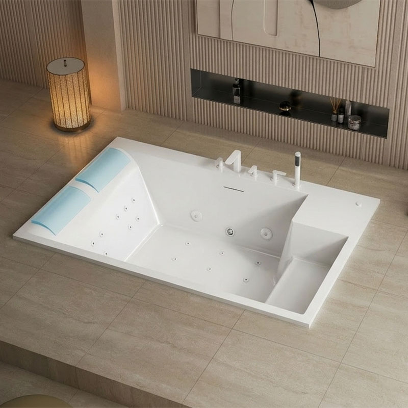 S&uuml;vistatav Upotettava hierontakylpyamme Nautic Max X valkoiset hanat