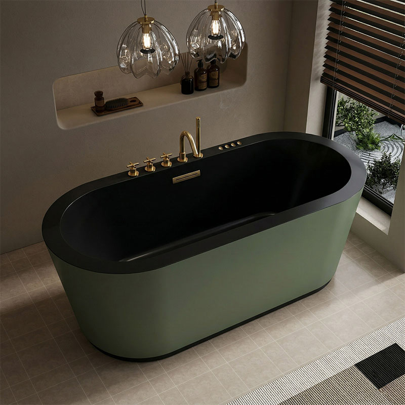 Lihtvann Nautic Moderna III Olive Green Golden Style | Santeco Kotikylpylä Poreamme Olive Gold I Golden Style